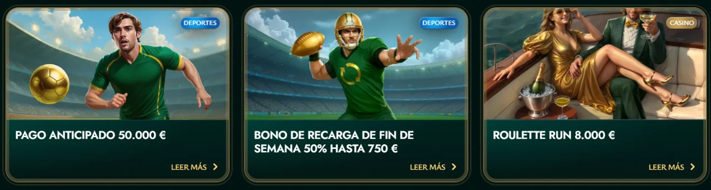 Bono de bienvenida Cashed casino